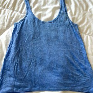 Sky blue JCrew linen tank